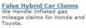 EPA Inflated Hybrid Mileage